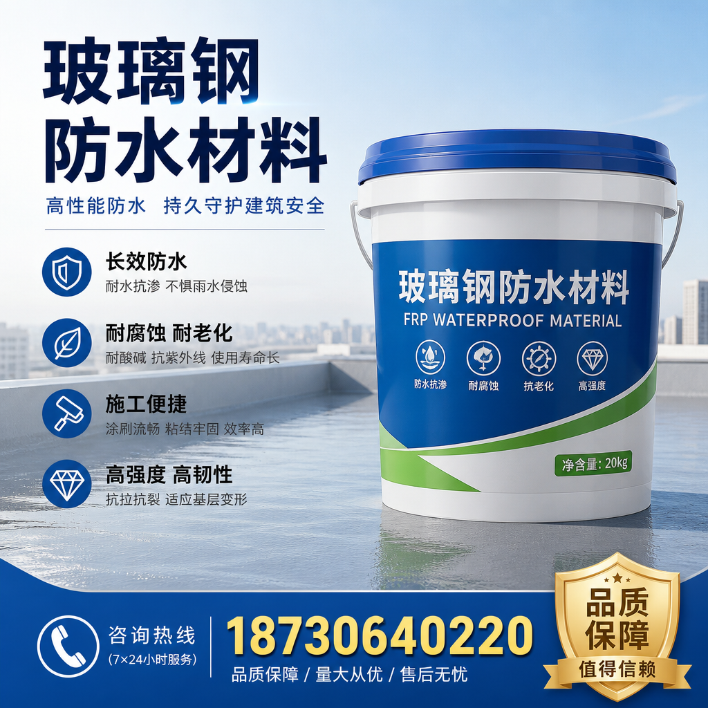 专家解析:玻璃钢防水材料的市场前景分析在 南阳